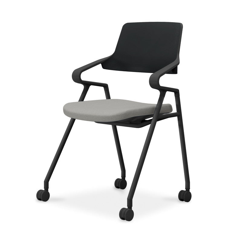 コクヨ 会議イス Rチェア 背樹脂 黒塗装脚 K22-B11CW-BK