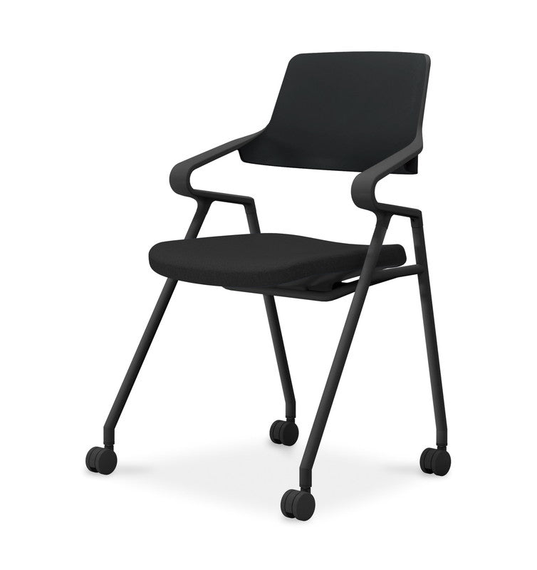 コクヨ 会議イス Rチェア 背樹脂 黒塗装脚 K22-B11CW-BK