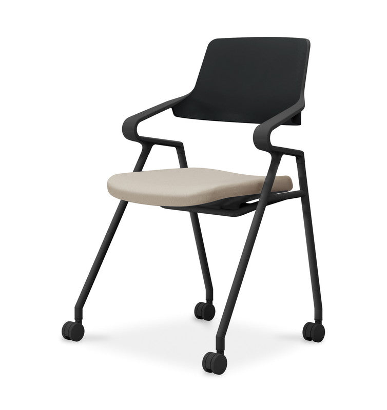 コクヨ 会議イス Rチェア 背樹脂 黒塗装脚 K22-B11CW-BK