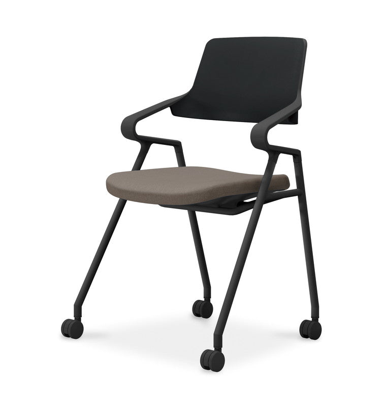 コクヨ 会議イス Rチェア 背樹脂 黒塗装脚 K22-B11CW-BK