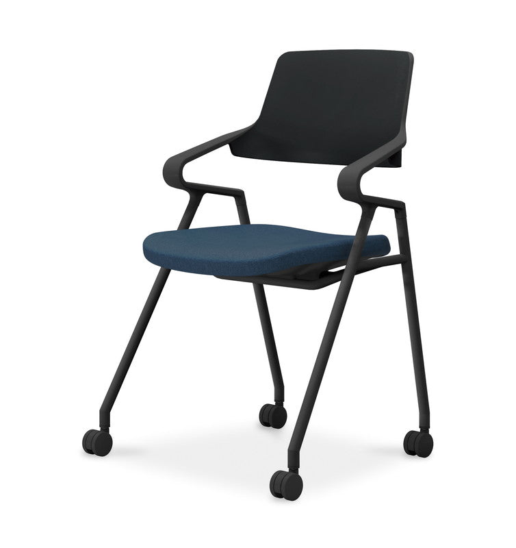コクヨ 会議イス Rチェア 背樹脂 黒塗装脚 K22-B11CW-BK