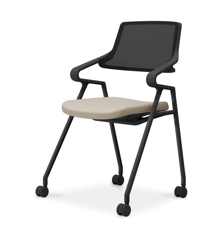 コクヨ 会議イス Rチェア 背メッシュ 黒塗装脚 K22-B13CW-BK