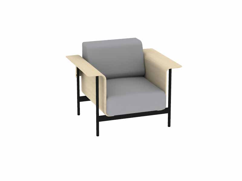 コクヨ ソファ ｙｍ-03 1シーター XUM-03M1B