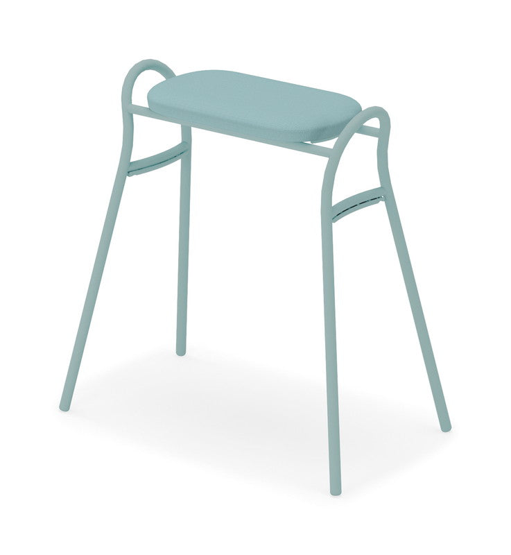 コクヨ Any Chair スタックスツール。アッシュターコイズ。品番：K01-ZB80CZ-39G2391。Office Design Paletteの品番対応画像。