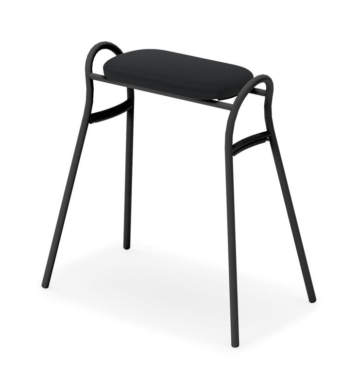 コクヨ Any Chair スタックスツール。ブラック。品番：K01-ZB80CZ-BKG2E61。Office Design Paletteの品番対応画像。