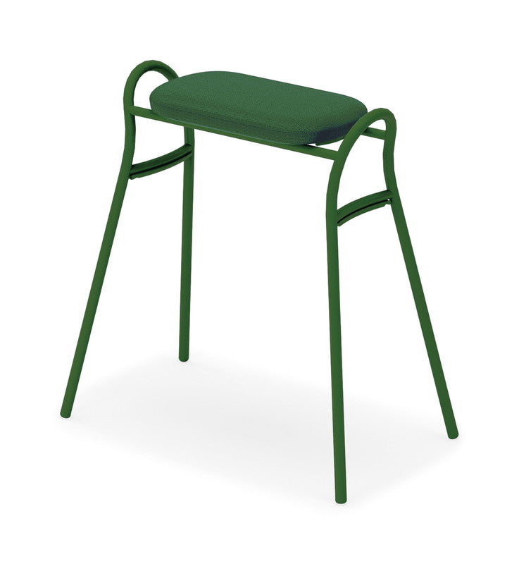 コクヨ Any Chair スタックスツール。ディープグリーン。品番：K01-ZB80CZ-Q6G2Q61。Office Design Paletteの品番対応画像。