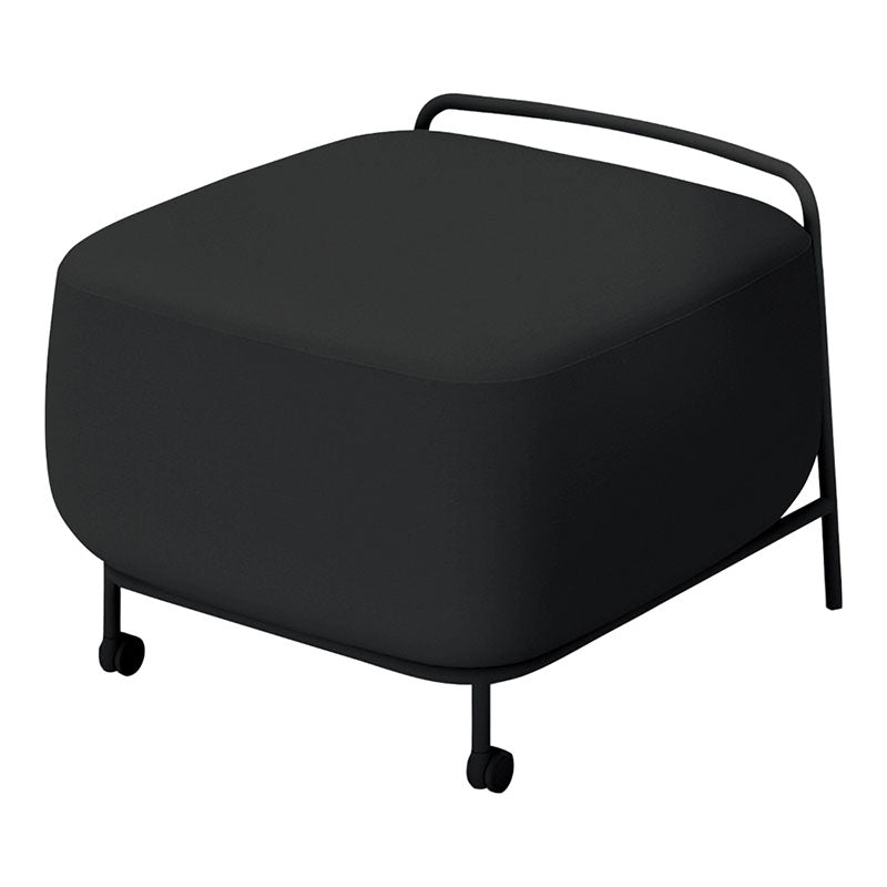 コクヨ Any Sofa 背なしソファー。ブラック。品番：NAN-B1C-E6AG2E61。Office Design Paletteの品番対応画像。
