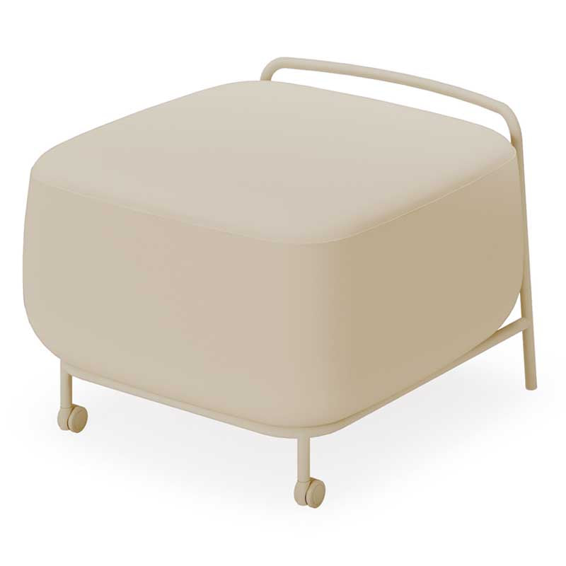 コクヨ Any Sofa 背なしソファー。ホワイトブラウン。品番：NAN-B1C-M1AG2M11。Office Design Paletteの品番対応画像。