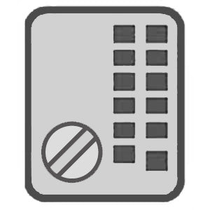 コクヨ 8人＋下オープンロッカー イノンB型 プッシュ錠 メール無 SNN-RB87AXB-E6A3