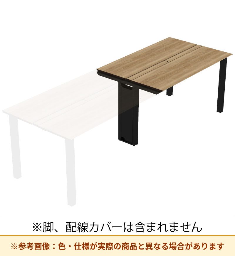 コクヨ デスク センティア ワークテーブル天板 両面増連 平エッジ DSNT-AHJH2412-C