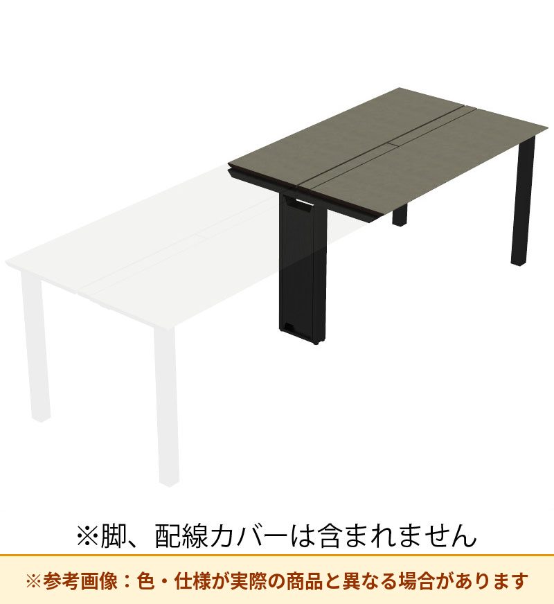 コクヨ デスク センティア ワークテーブル天板 両面増連 平エッジ DSNT-AHJH2412-C