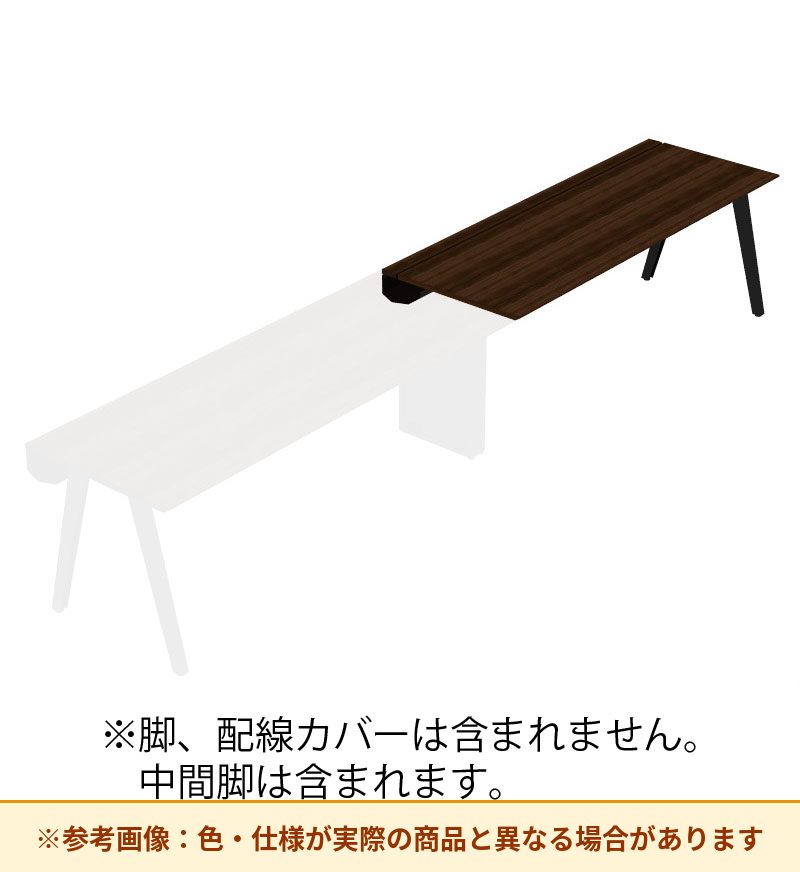 コクヨ デスク センティア ワークテーブル天板 片面増連 平エッジ DSNT-AJH2807-C
