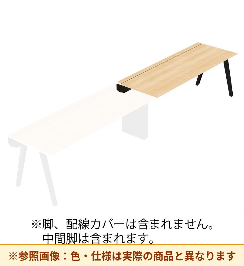 コクヨ デスク センティア ワークテーブル天板 片面増連 平エッジ DSNT-AJH2807-C