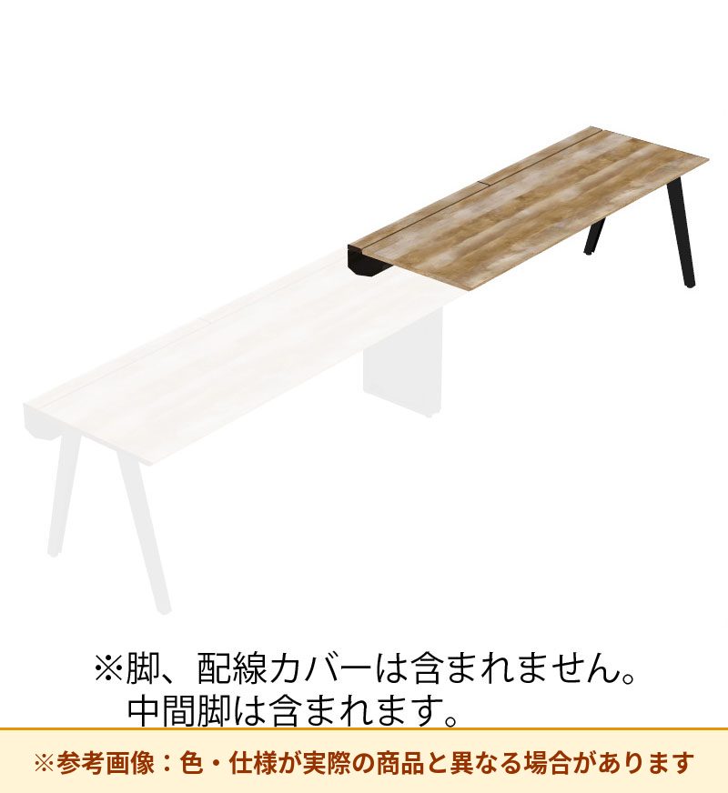 コクヨ デスク センティア ワークテーブル天板 片面増連 平エッジ DSNT-AJH2807-C