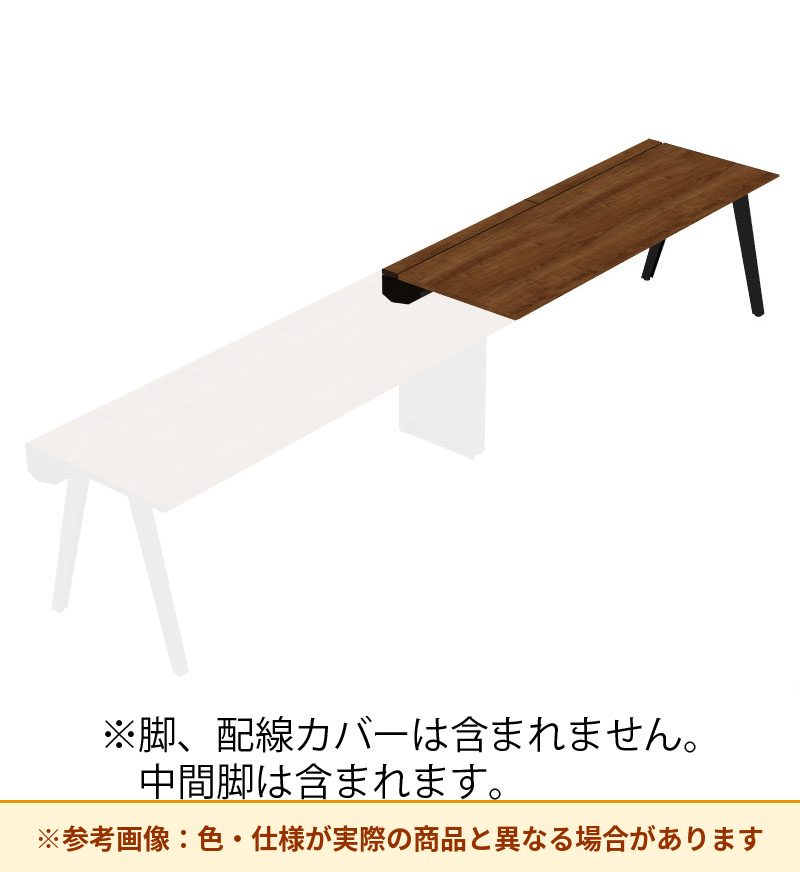 コクヨ デスク センティア ワークテーブル天板 片面増連 平エッジ DSNT-AJH2807-C