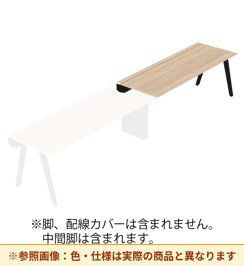 コクヨ デスク センティア ワークテーブル天板 片面増連 平エッジ DSNT-AJH2807-C
