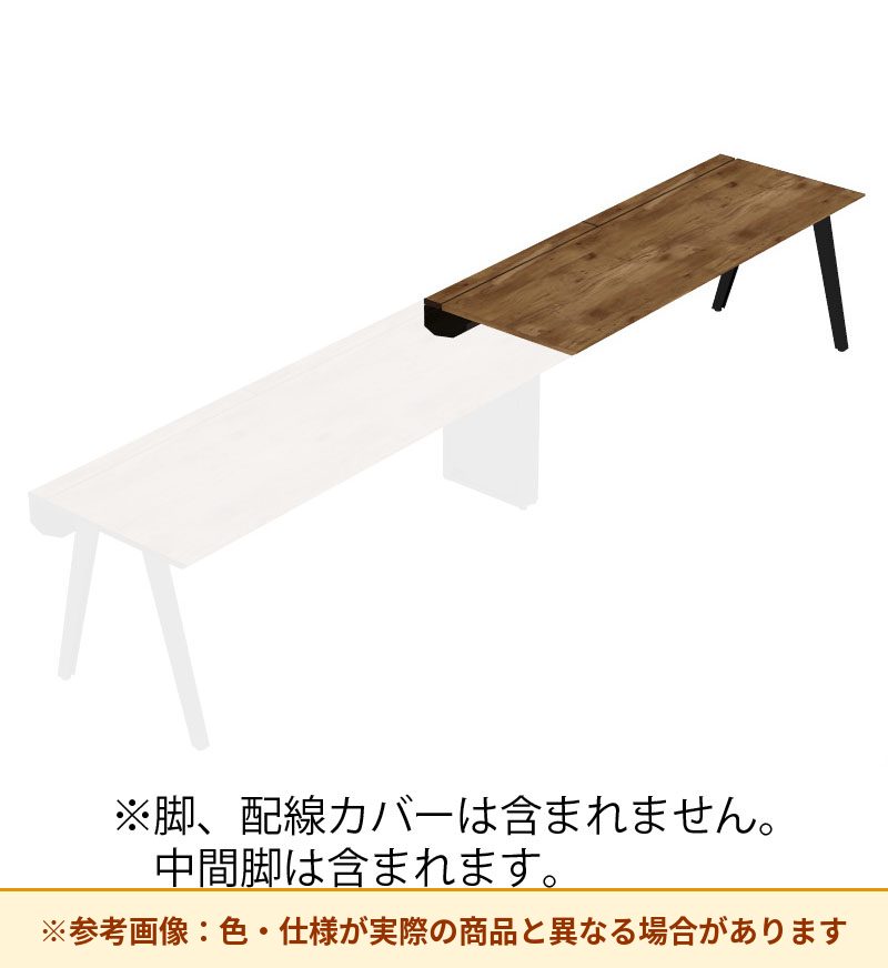 コクヨ デスク センティア ワークテーブル天板 片面増連 平エッジ DSNT-AJH2807-C