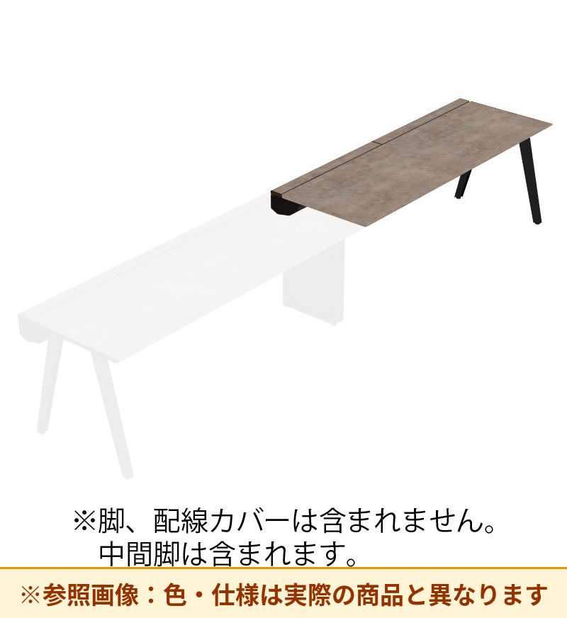 コクヨ デスク センティア ワークテーブル天板 片面増連 平エッジ DSNT-AJH2807-C