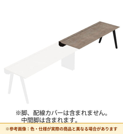 コクヨ デスク センティア ワークテーブル天板 片面増連 平エッジ DSNT-AJH2807-C