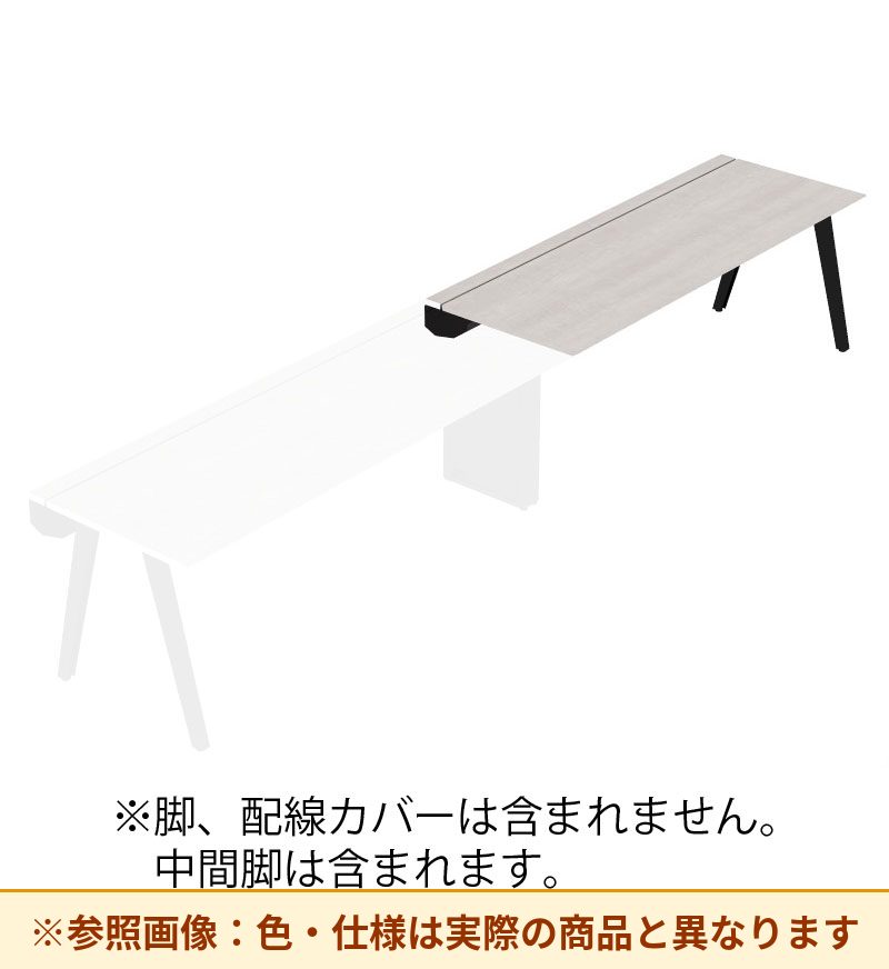 コクヨ デスク センティア ワークテーブル天板 片面増連 平エッジ DSNT-AJH2807-C