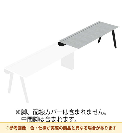 コクヨ デスク センティア ワークテーブル天板 片面増連 平エッジ DSNT-AJH2807-C