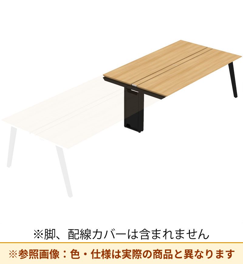コクヨ デスク センティア ワークテーブル天板 両面増連 平エッジ DSNT-AJH2814-C