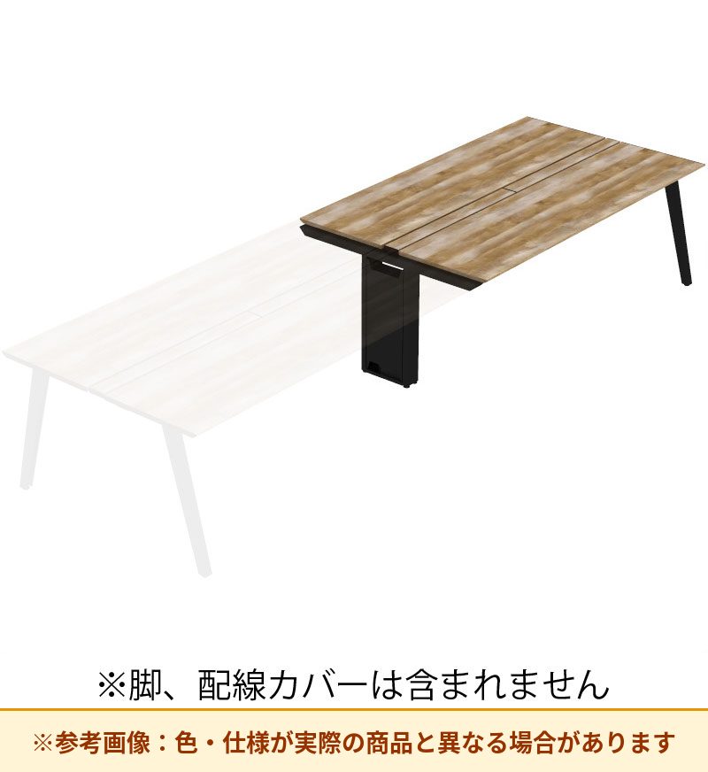 コクヨ デスク センティア ワークテーブル天板 両面増連 平エッジ DSNT-AJH2814-C