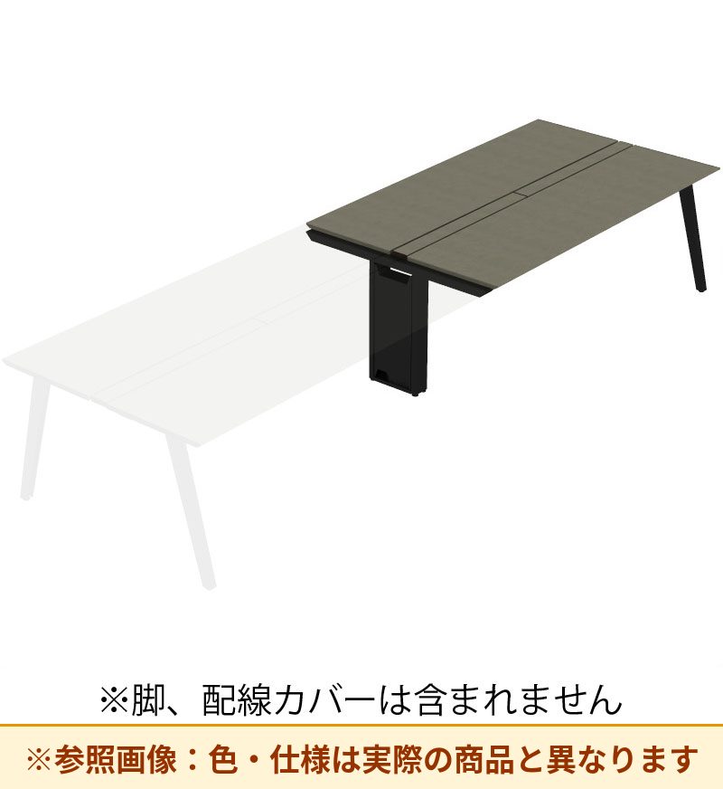 コクヨ デスク センティア ワークテーブル天板 両面増連 平エッジ DSNT-AJH2814-C