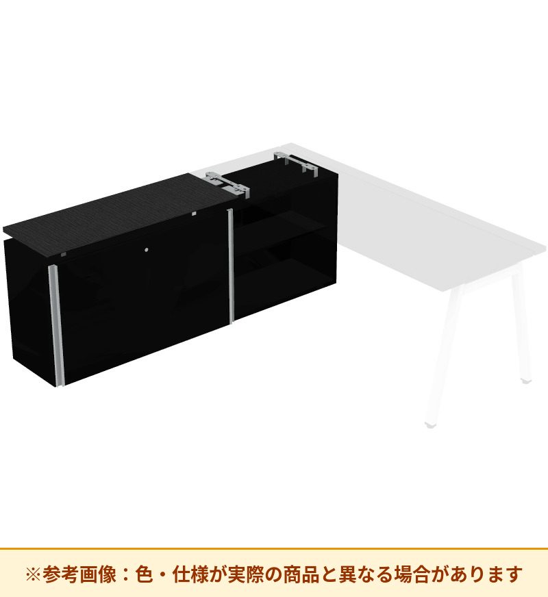 コクヨ デスク サイビTX 収納テーブル オープン＋1枚引戸収納脚 DTX-SH160