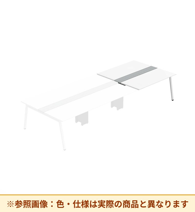 コクヨ デスク サイビTX ワークベンチ 両面エンド用 配線カバー付 DTX-WE1514
