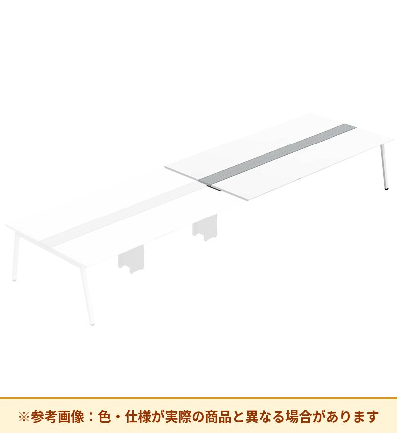 コクヨ デスク サイビTX ワークベンチ 両面エンド用 配線カバー付 DTX-WE2414