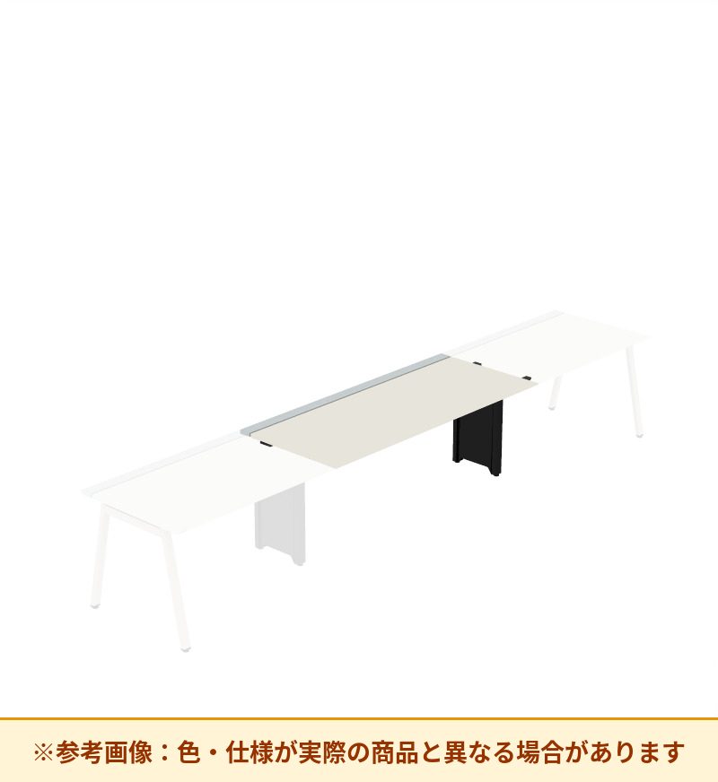 コクヨ デスク サイビTX ワークベンチ 片面中間用 配線カバー付 DTX-WJ1608-E6AM