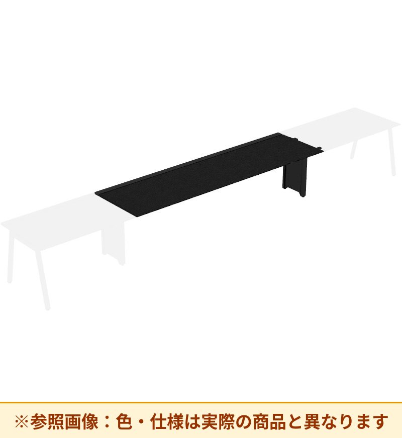 コクヨ デスク サイビTX ワークベンチ 片面中間用 配線カバー付 DTX-WJ2408-E6AM