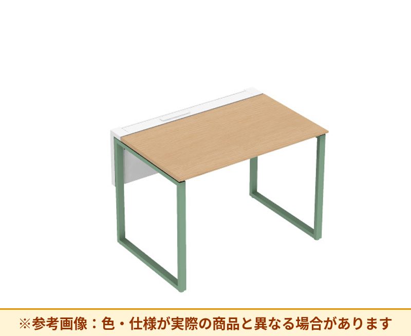 コクヨ ワークヴィスタライト 片面タイプ 袖（引き出し）：袖無 脚部仕様：門型脚 DWV-AD1006