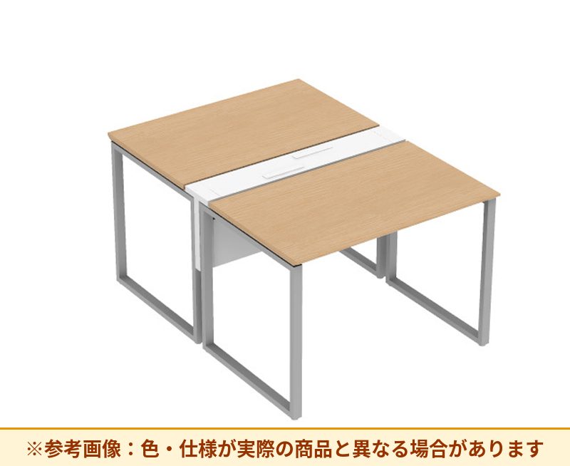 コクヨ ワークヴィスタライト 両面タイプ 袖（引き出し）：袖無 脚部仕様：門型脚 DWV-AD1012