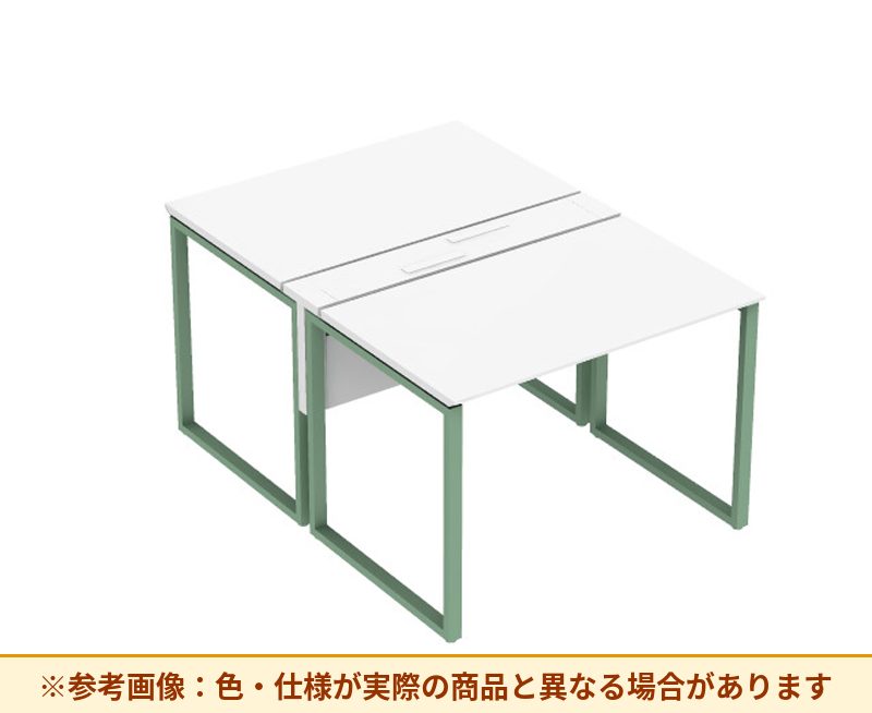 コクヨ ワークヴィスタライト 両面タイプ 袖（引き出し）：袖無 脚部仕様：門型脚 DWV-AD1012