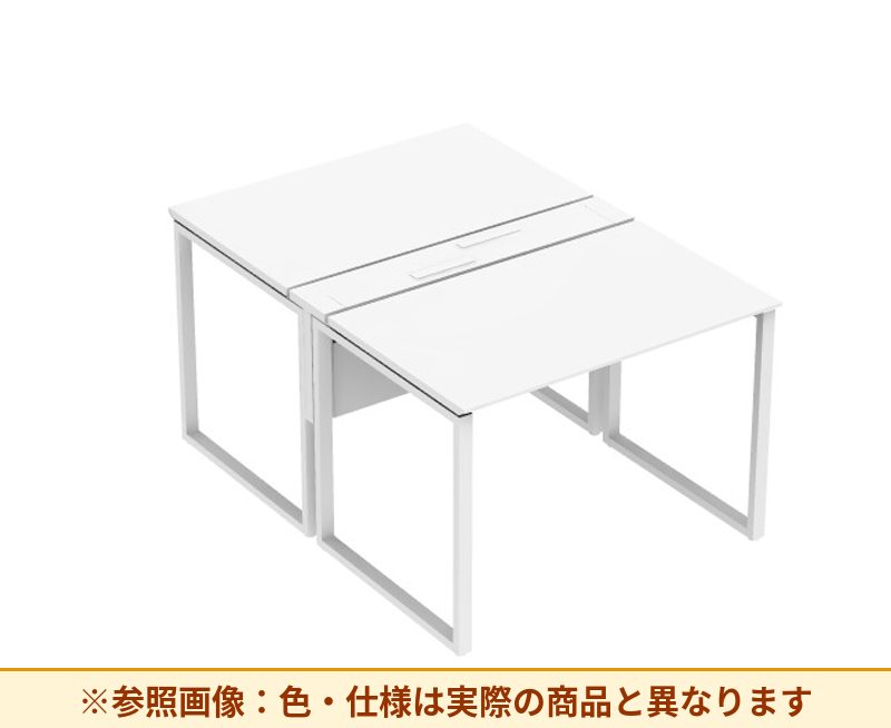 コクヨ ワークヴィスタライト 両面タイプ 袖（引き出し）：袖無 脚部仕様：門型脚 DWV-AD1012