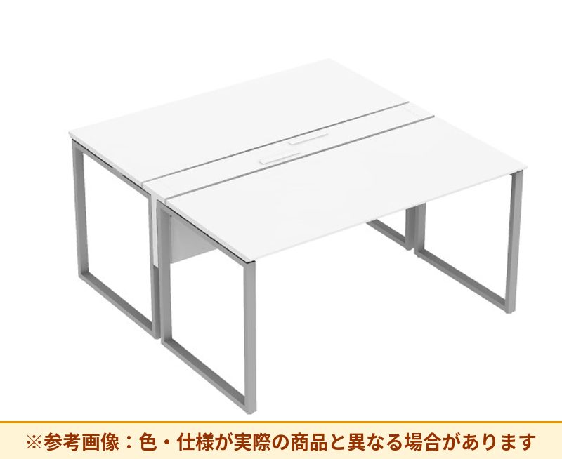コクヨ ワークヴィスタライト 両面タイプ 袖（引き出し）：袖無 脚部仕様：門型脚 DWV-AD1514-6A2APW1