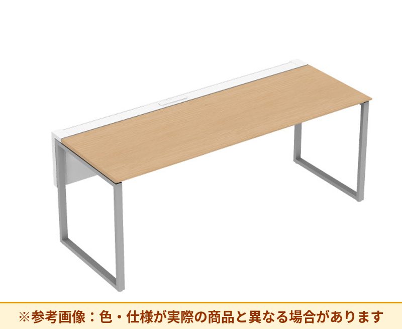 コクヨ ワークヴィスタライト 片面タイプ 袖（引き出し）：袖無 脚部仕様：門型脚 DWV-AD2007-6A2APW2