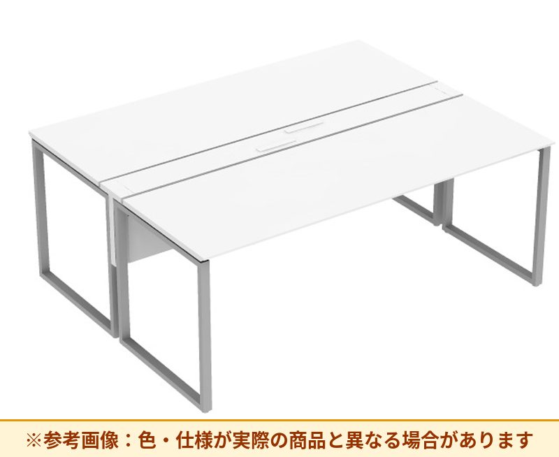 コクヨ ワークヴィスタライト 両面タイプ 袖（引き出し）：袖無 脚部仕様：門型脚 DWV-AD2014-6A2APW2