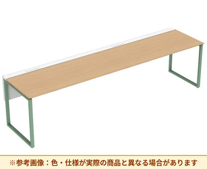 コクヨ ワークヴィスタライト 片面タイプ 袖（引き出し）：袖無 脚部仕様：門型脚 DWV-AD3007-6A2APW2
