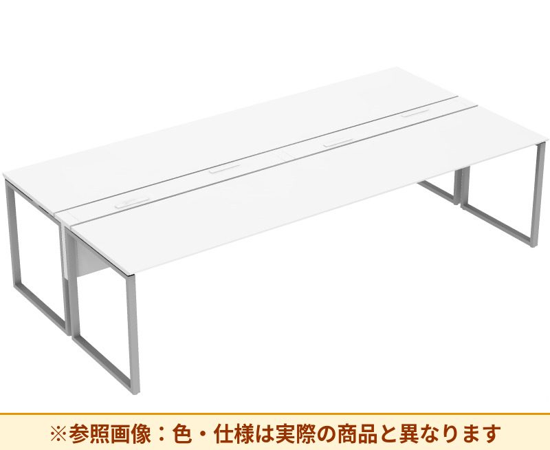 コクヨ ワークヴィスタライト 両面タイプ 袖（引き出し）：袖無 脚部仕様：門型脚 DWV-AD3014-6A2APW2