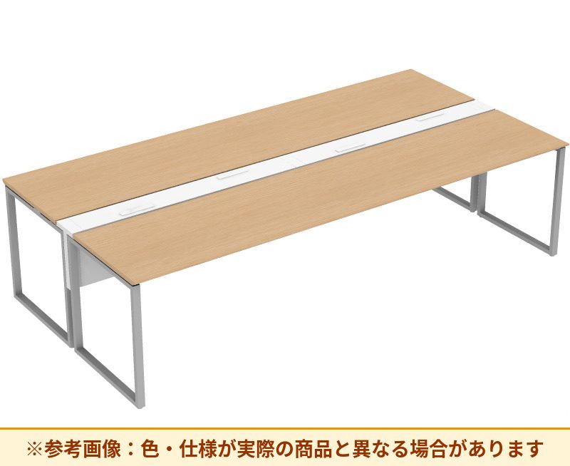 コクヨ ワークヴィスタライト 両面タイプ 袖（引き出し）：袖無 脚部仕様：門型脚 DWV-AD3014-6A2APW2
