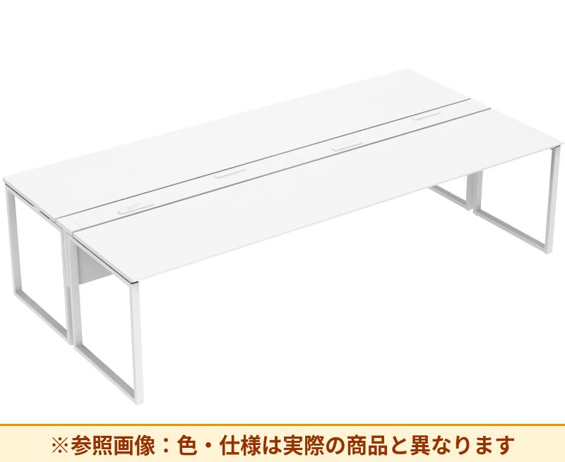 コクヨ ワークヴィスタライト 両面タイプ 袖（引き出し）：袖無 脚部仕様：門型脚 DWV-AD3014-6A2APW2