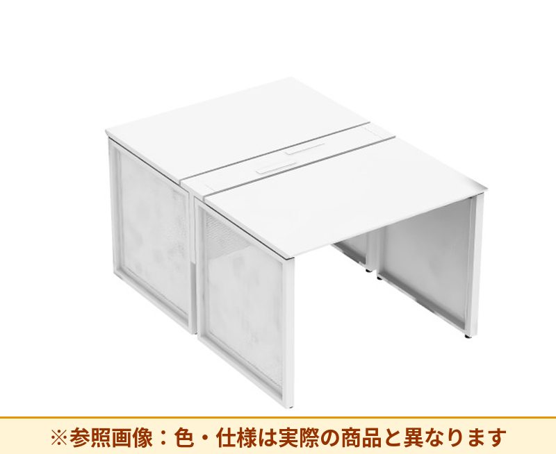 コクヨ ワークヴィスタライト 両面タイプ 袖（引き出し）：袖無 脚部仕様：パネル脚 DWV-BD1012