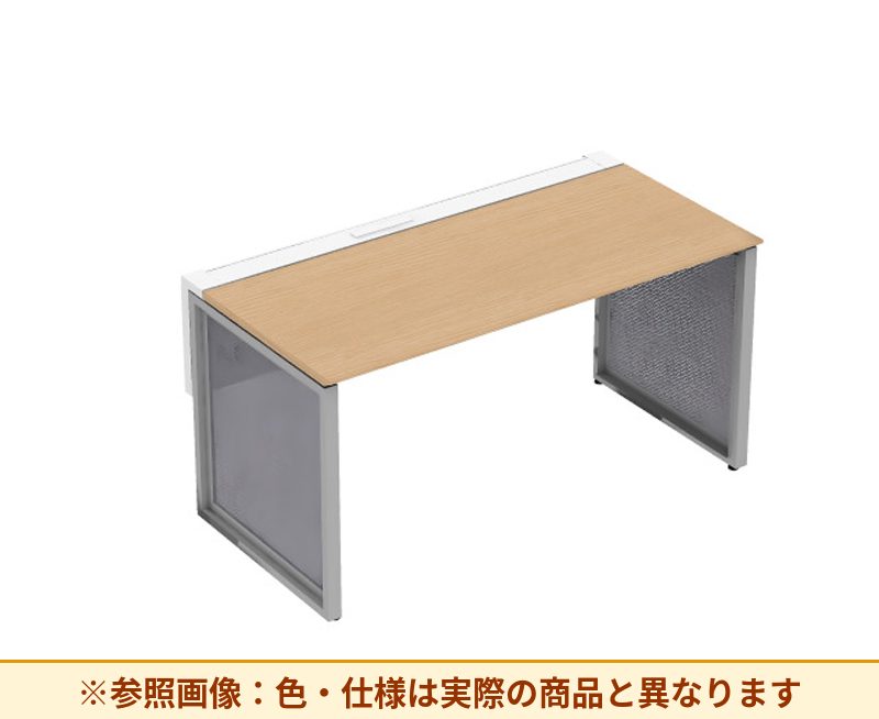 コクヨ ワークヴィスタライト 片面タイプ 袖（引き出し）：袖無 脚部仕様：パネル脚 DWV-BD1507