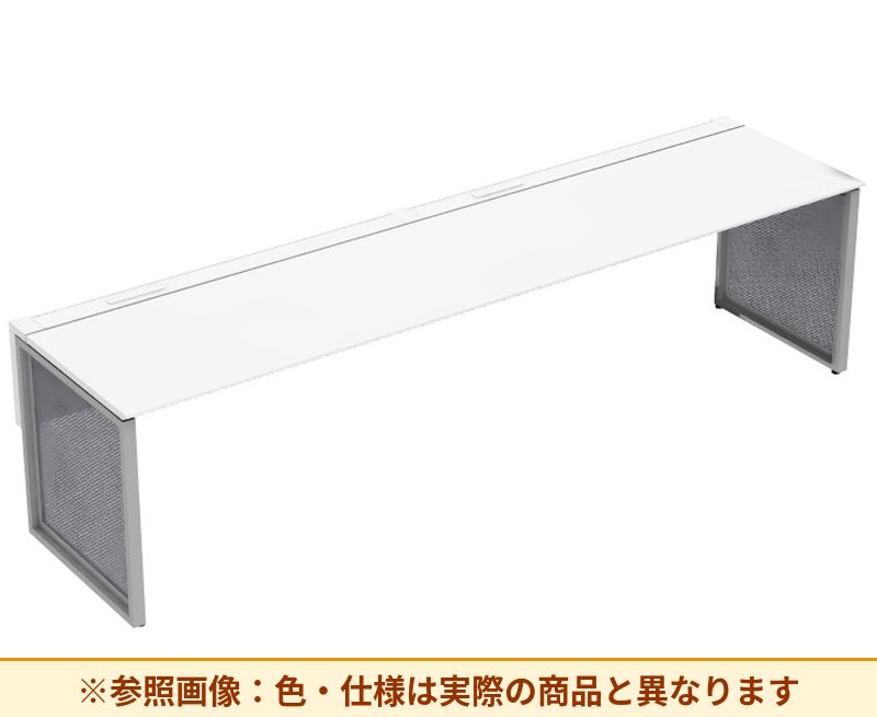 コクヨ ワークヴィスタライト 片面タイプ 袖（引き出し）：袖無 脚部仕様：パネル脚 DWV-BD3007
