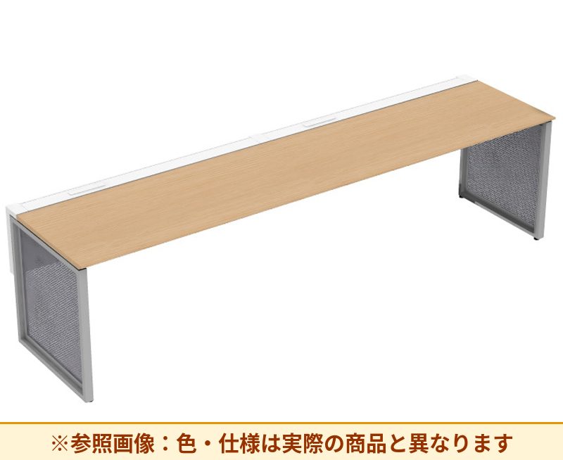 コクヨ ワークヴィスタライト 片面タイプ 袖（引き出し）：袖無 脚部仕様：パネル脚 DWV-BD3007