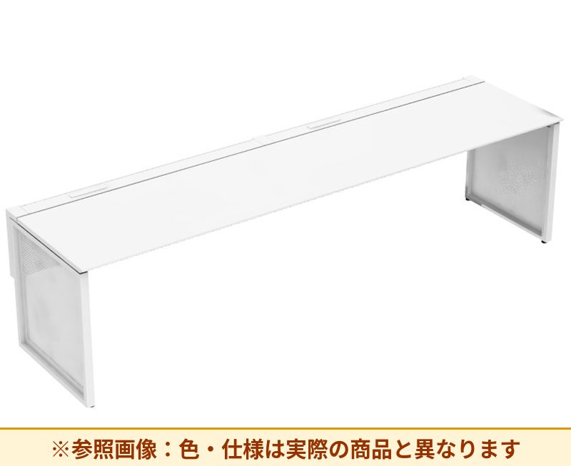 コクヨ ワークヴィスタライト 片面タイプ 袖（引き出し）：袖無 脚部仕様：パネル脚 DWV-BD3007