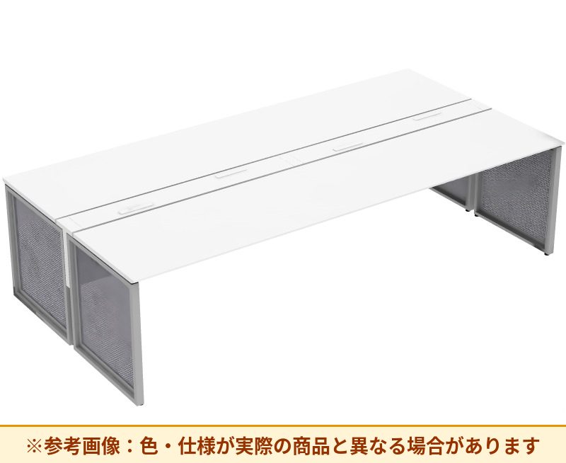コクヨ ワークヴィスタライト 両面タイプ 袖（引き出し）：袖無 脚部仕様：パネル脚 DWV-BD3014